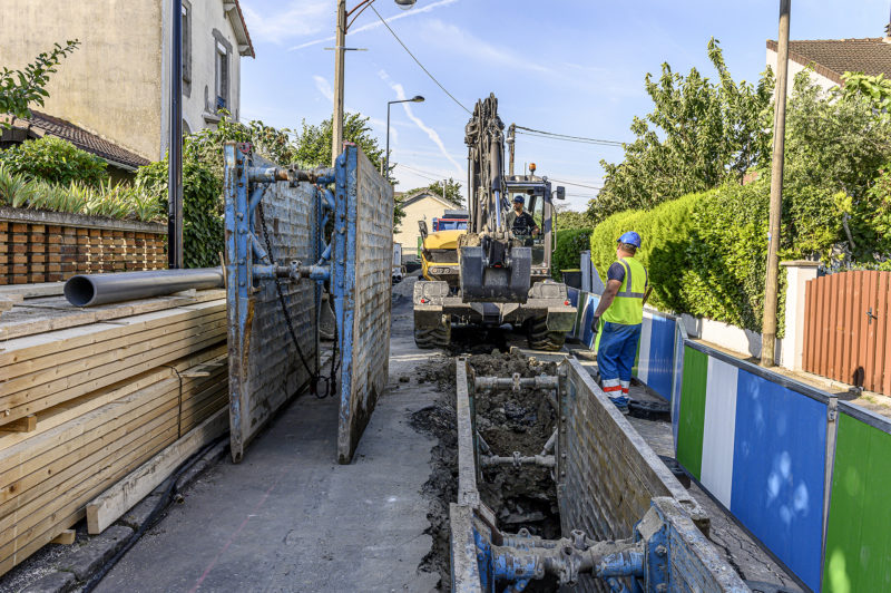 Chantier assainissement - France Travaux