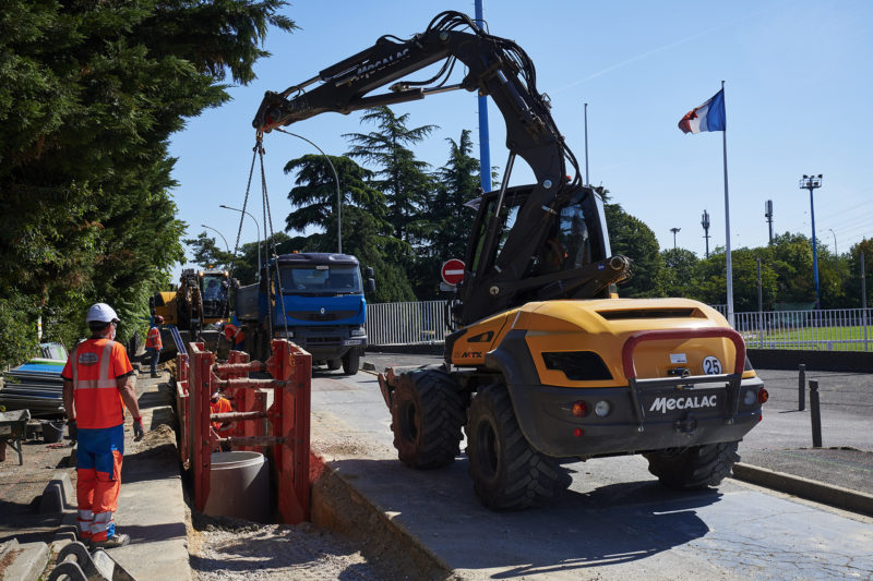 Chantier assainissement - France Travaux