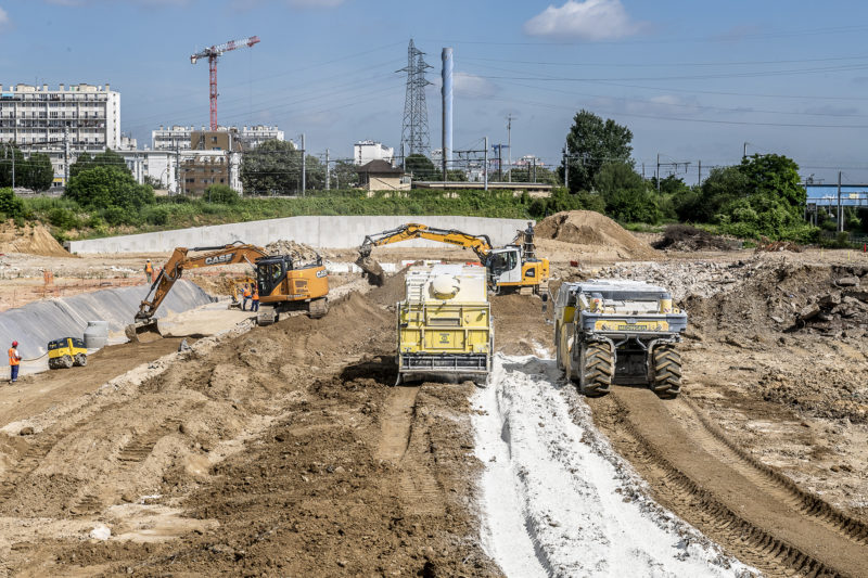 Chantier terrassement - France Travaux