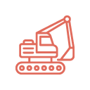 France Travaux - Accueil - Services - Icône Terrassement